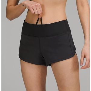 Lululemon speed up low rise lined shorts